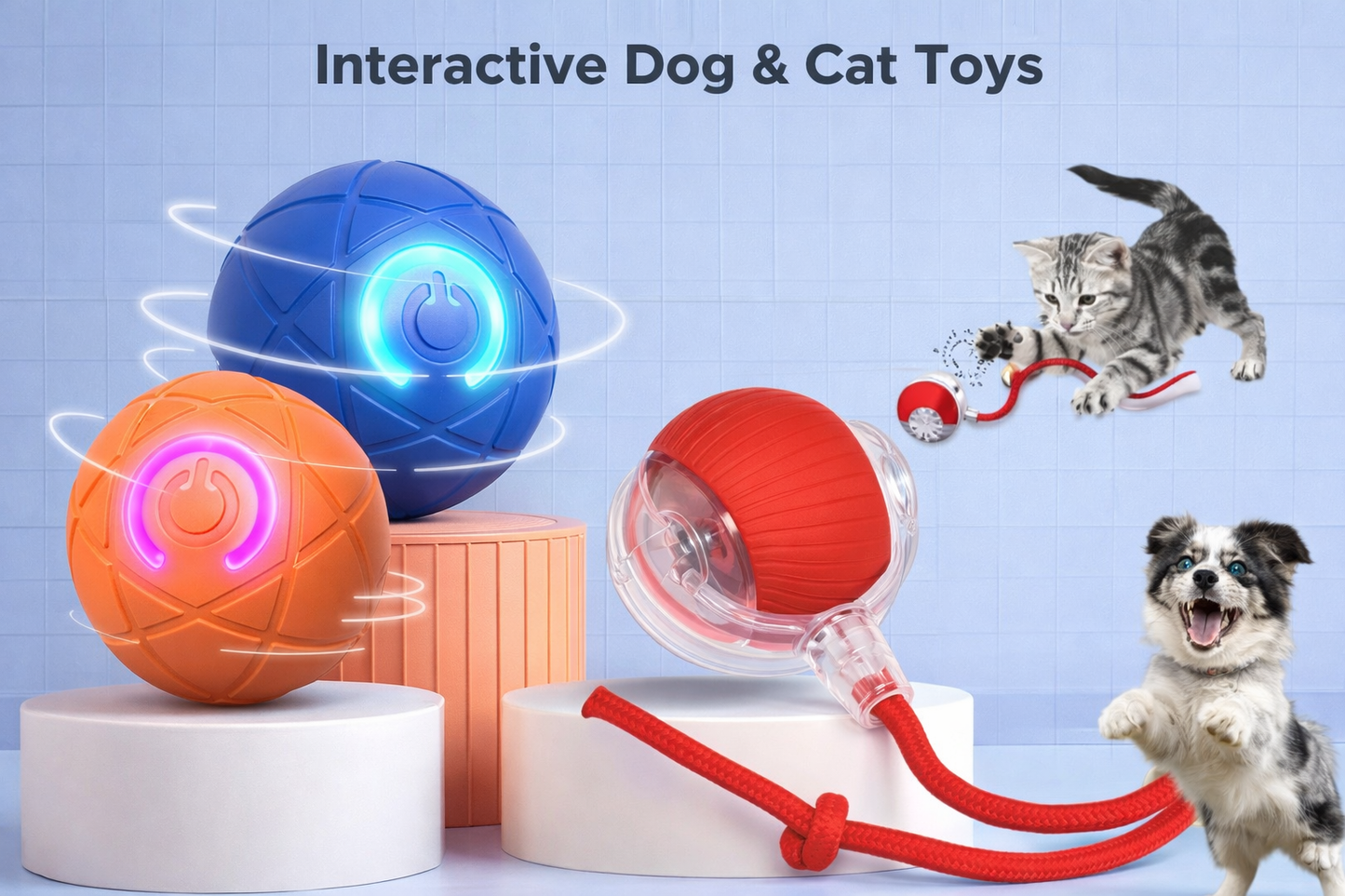 PawRoll™ Smart Interactive Pet Ball