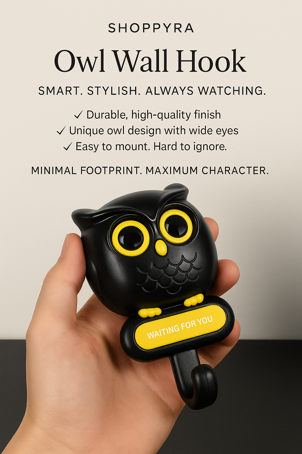 Owl Magnetic Key Hook