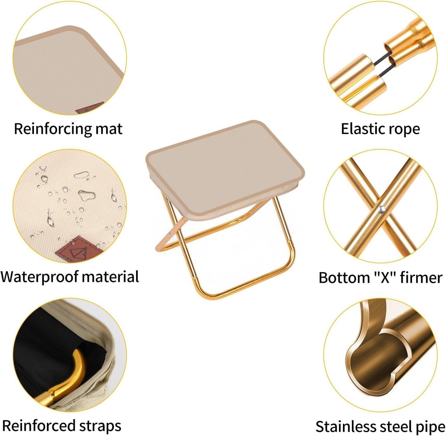 Portable Folding Stool – Lightweight, Durable & Compact
