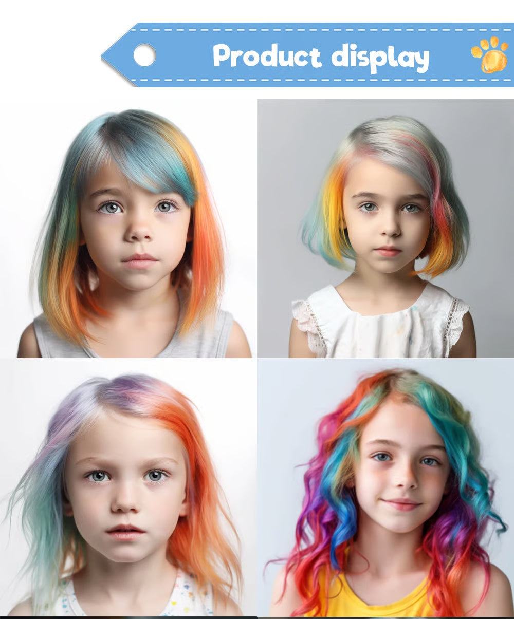 ColorSplash™ Hair Chalk Coluor Comb