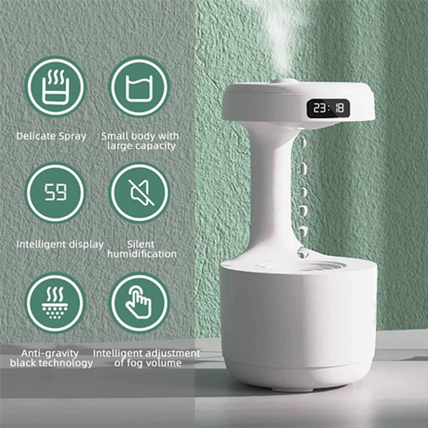 AquaFloat™ Anti-Gravity Aromatherapy Humidifier