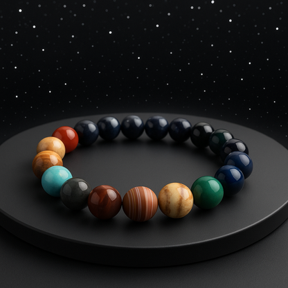 Galaxy Gem Beads Bracelet