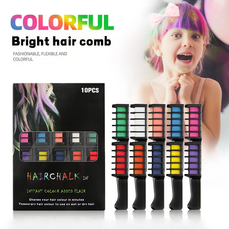 ColorSplash™ Hair Chalk Coluor Comb