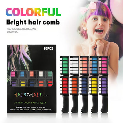 ColorSplash™ Hair Chalk Coluor Comb
