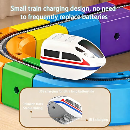 3D Smart Train Circuit Set (80+ Piece)