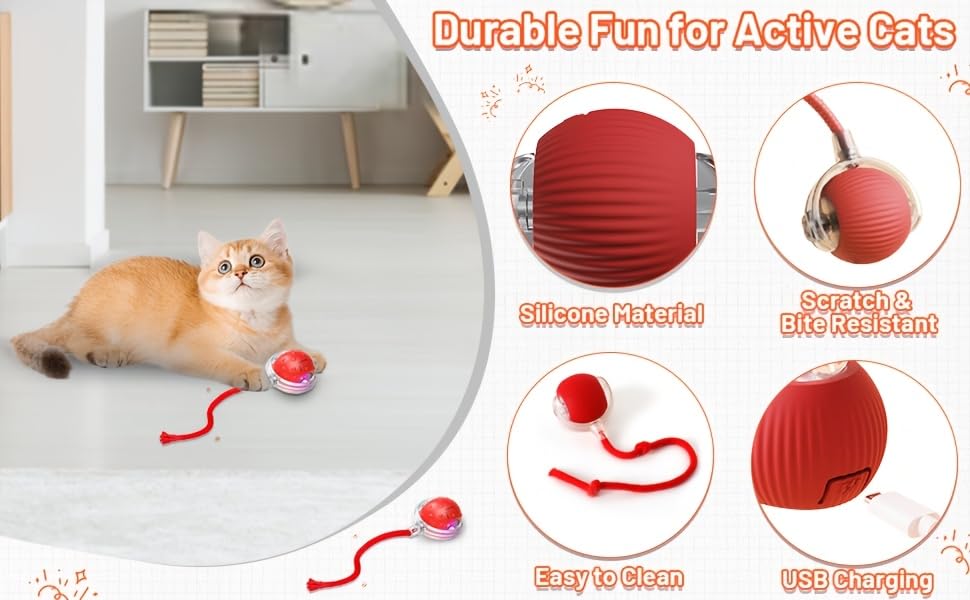 PawRoll™ Smart Interactive Pet Ball
