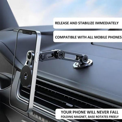 Universal 360° PRO Phone Holder – Magnetic & Foldable