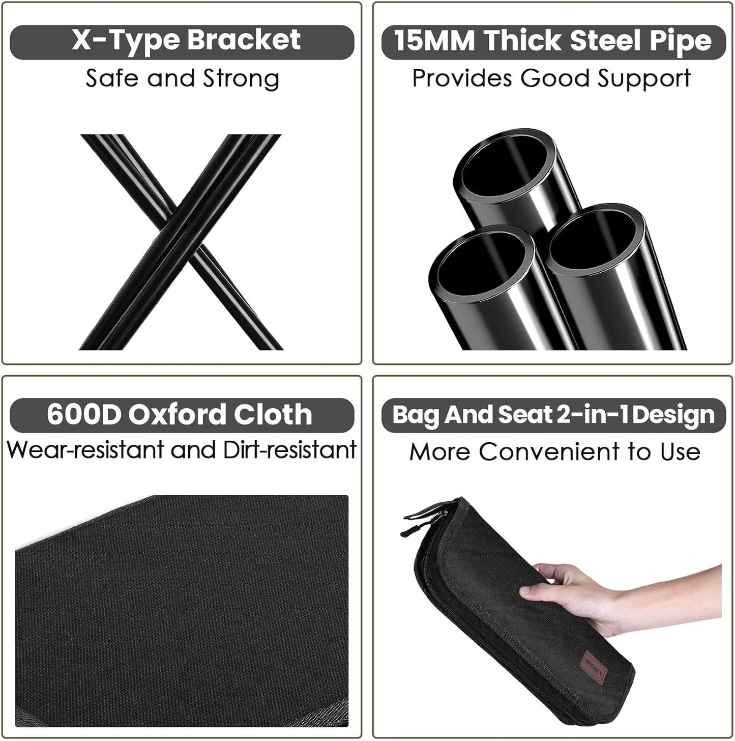 Portable Folding Stool – Lightweight, Durable & Compact