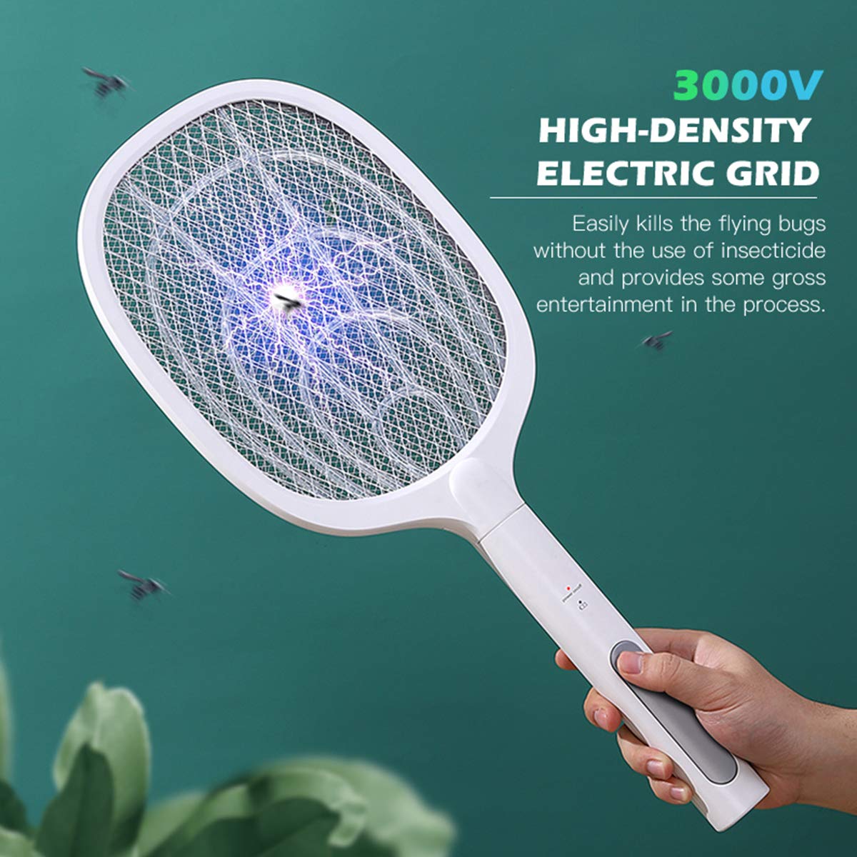 ⚡ EcoZap™ Wireless Mosquito & Insect Killer Racket ⚡