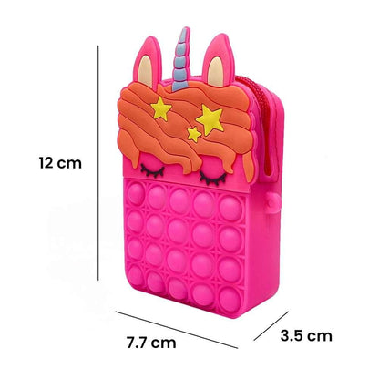 Pop It Bag for Girls Unicorn sling Bags for Girls Kids Sling Bags