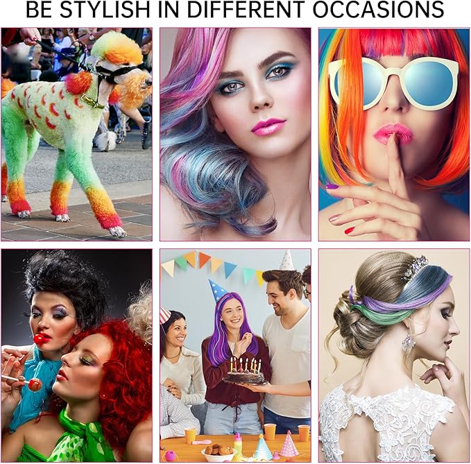 ColorSplash™ Hair Chalk Coluor Comb