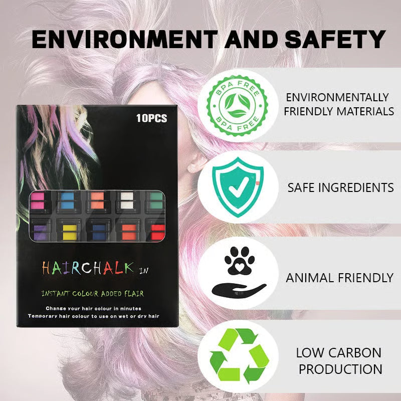 ColorSplash™ Hair Chalk Coluor Comb