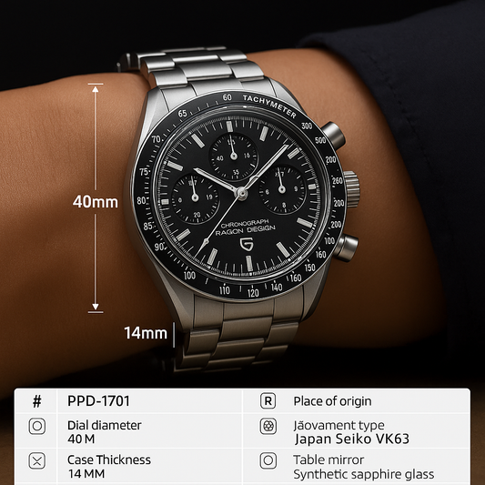 BD Men Silver Stainless Steel Strap Watch
