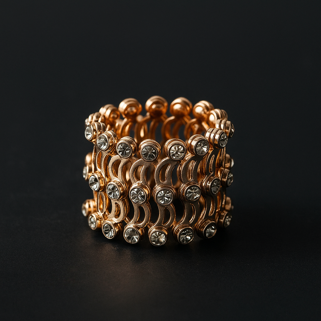 Stretchable 2 In 1 Ring Bracelet(Assorted)