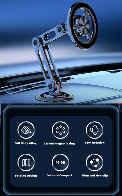 Universal 360° PRO Phone Holder – Magnetic & Foldable