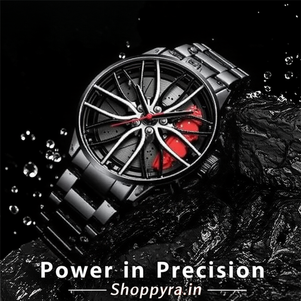 Stereoscopic Car Wheel Watch