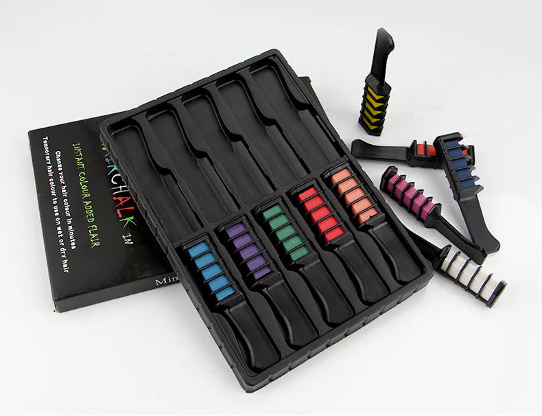 ColorSplash™ Hair Chalk Coluor Comb