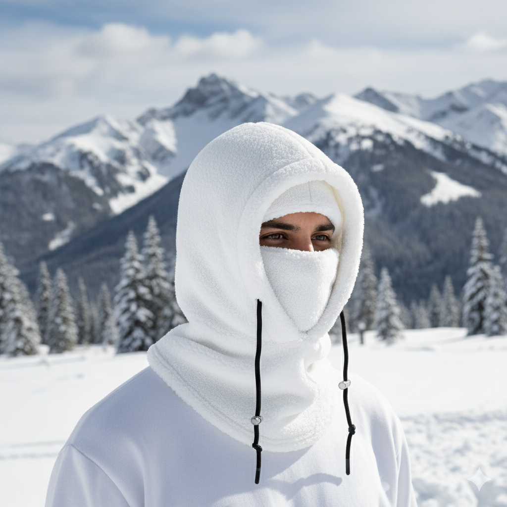 SherpaHood™ The 4-in-1 Woolen Thermal Mask