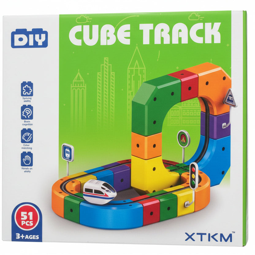 3D Smart Train Circuit Set (50+ Piece)