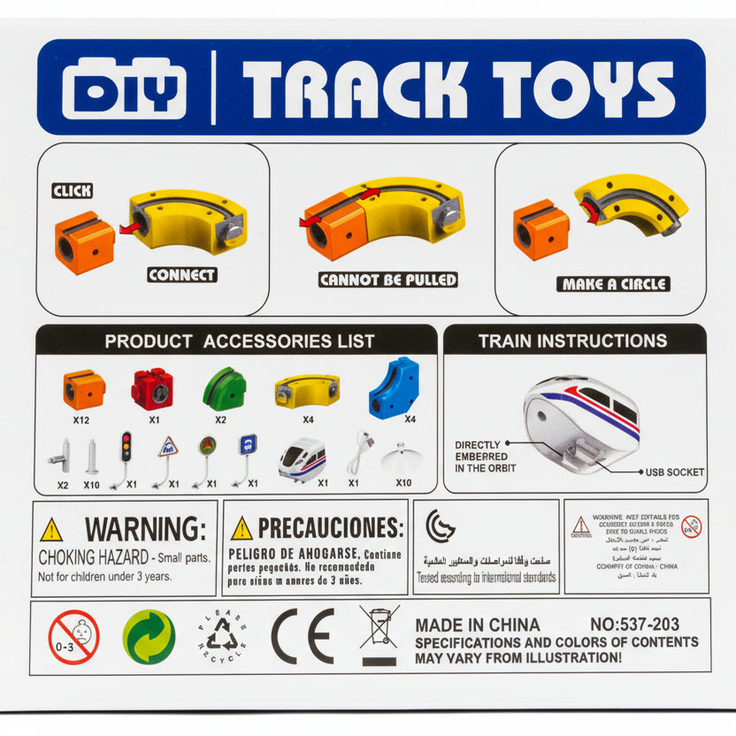 3D Smart Train Circuit Set (50+ Piece)