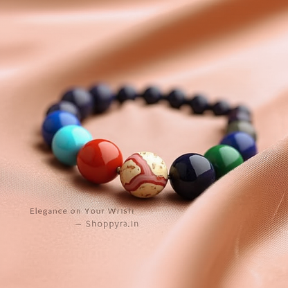 Galaxy Gem Beads Bracelet